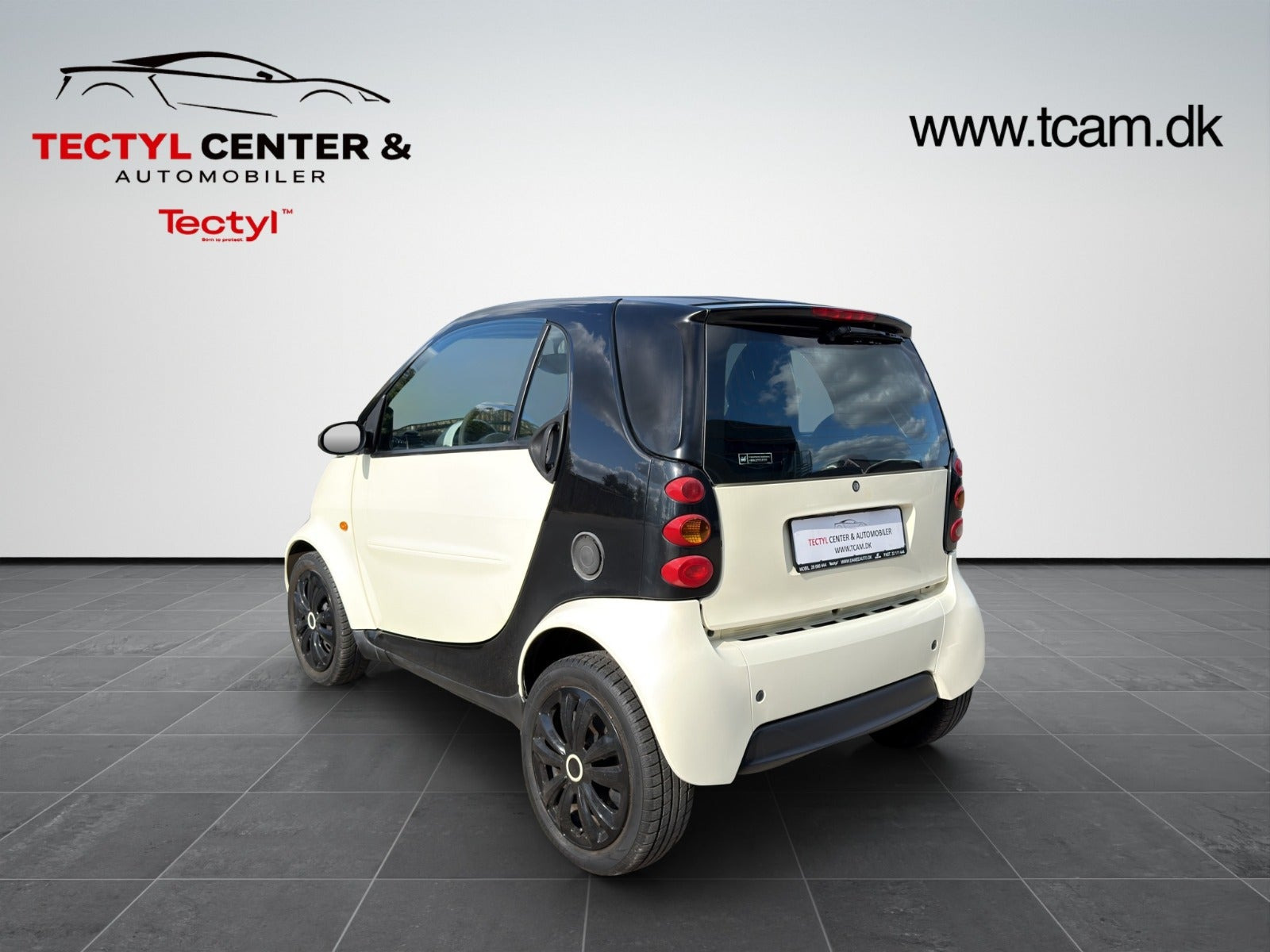 Hvid Smart ForTwo Coupé fra 2010