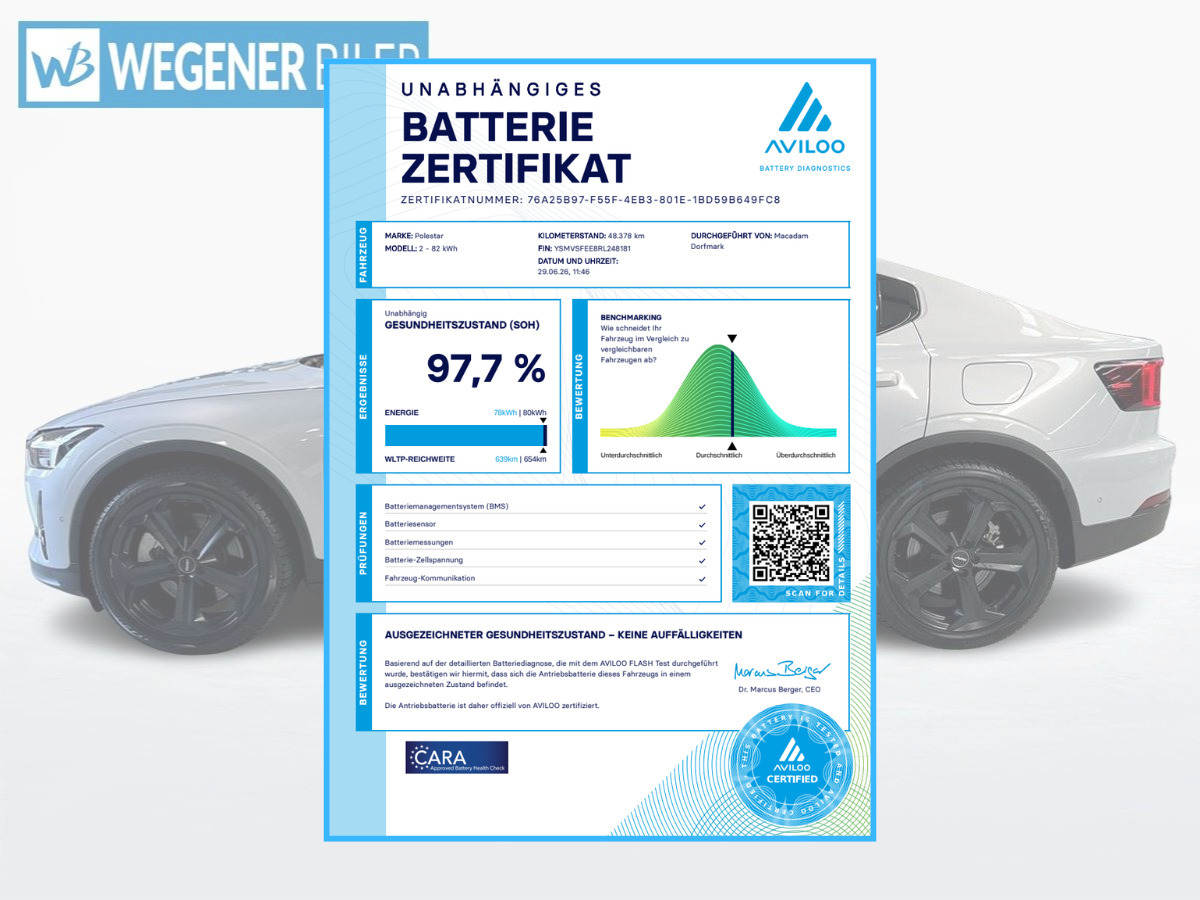 Grå Polestar 2 fra 2024