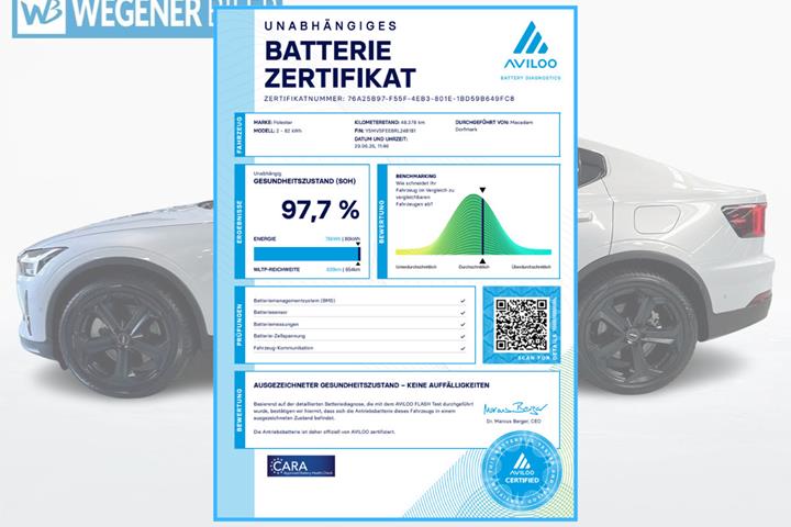 Grå Polestar 2 fra 2024