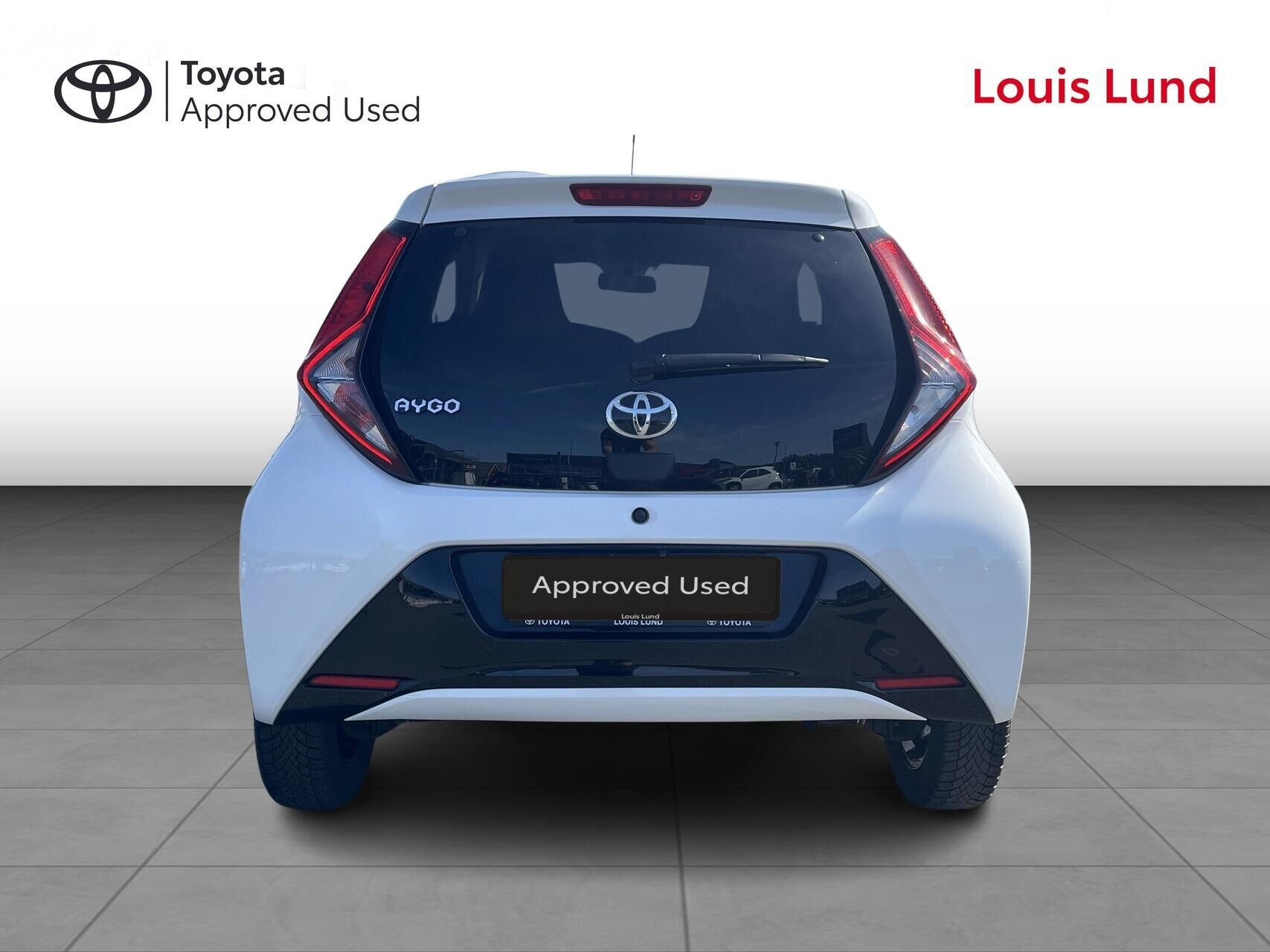 Hvid Toyota Aygo fra 2020