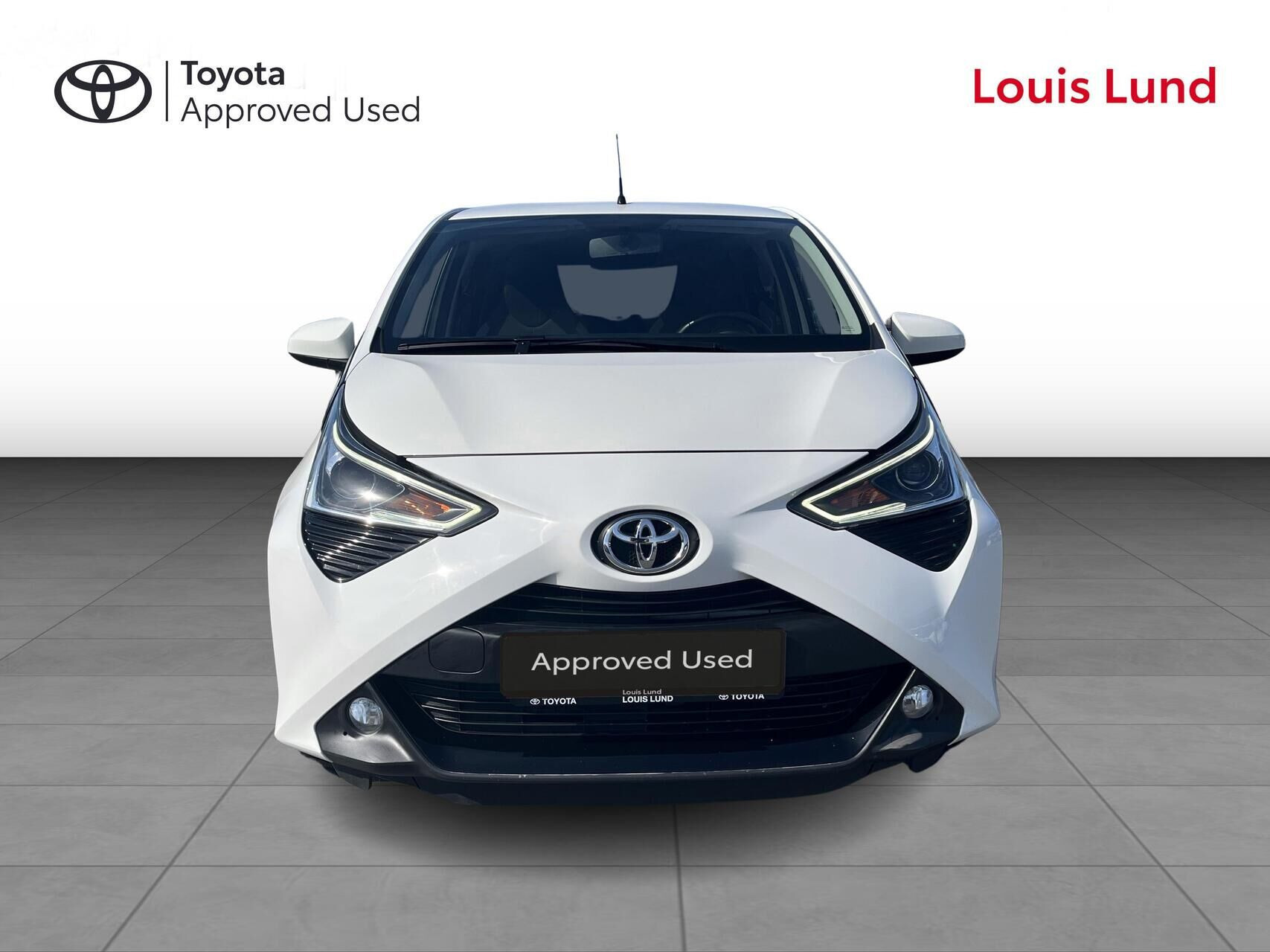 Hvid Toyota Aygo fra 2020