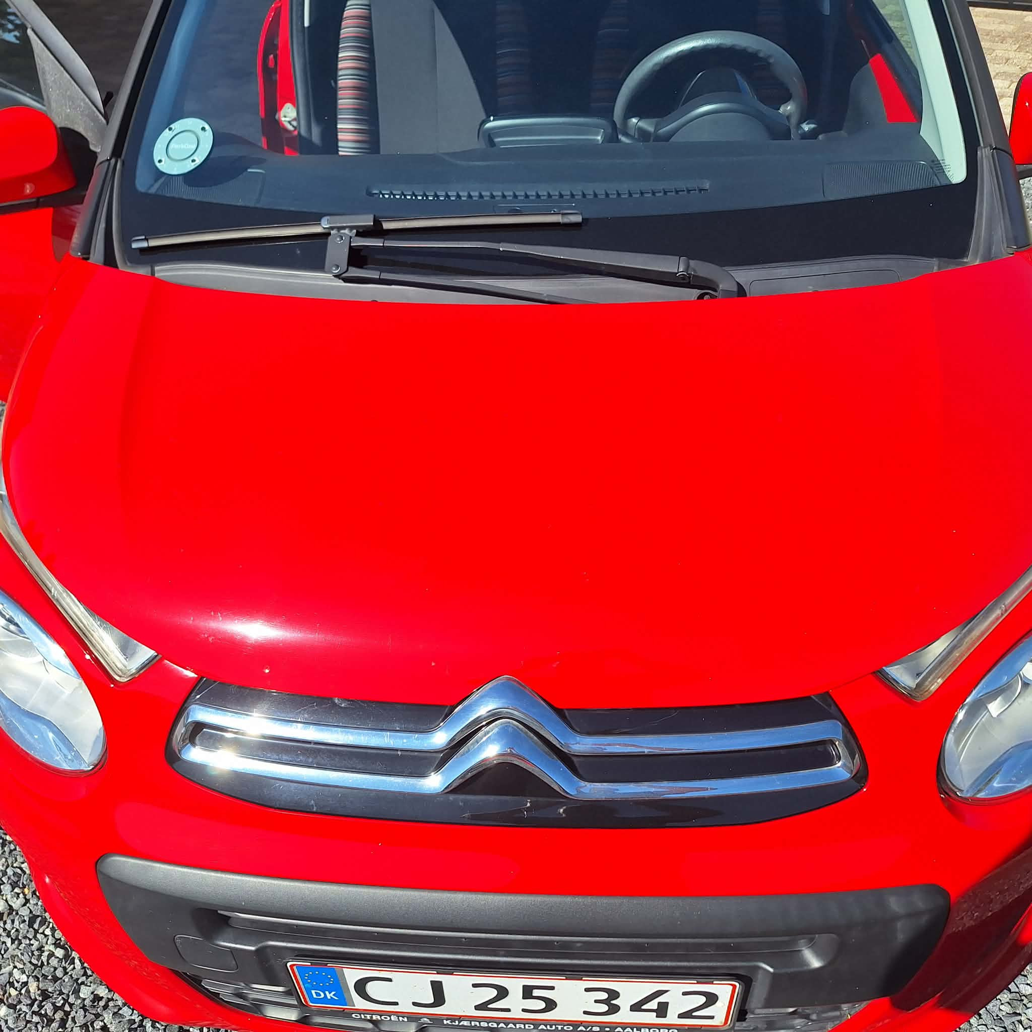 Rød Citroën C1 fra 2019