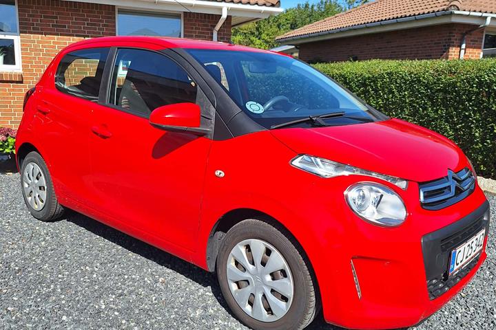 Rød Citroën C1 fra 2019