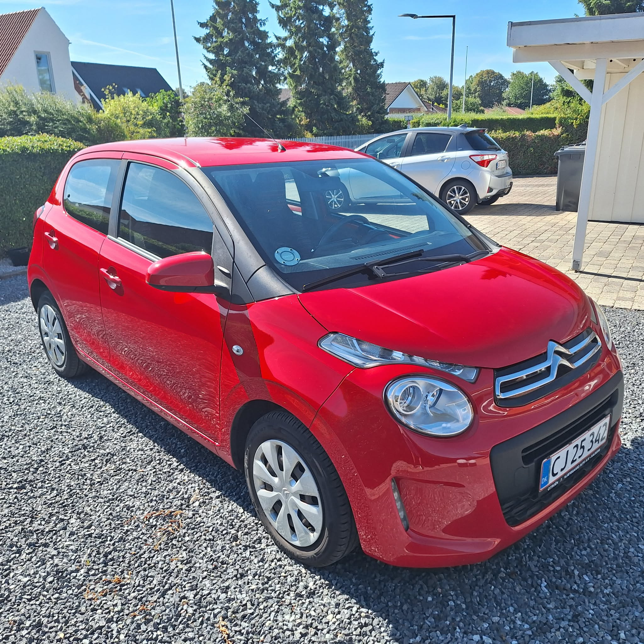 Rød Citroën C1 fra 2019
