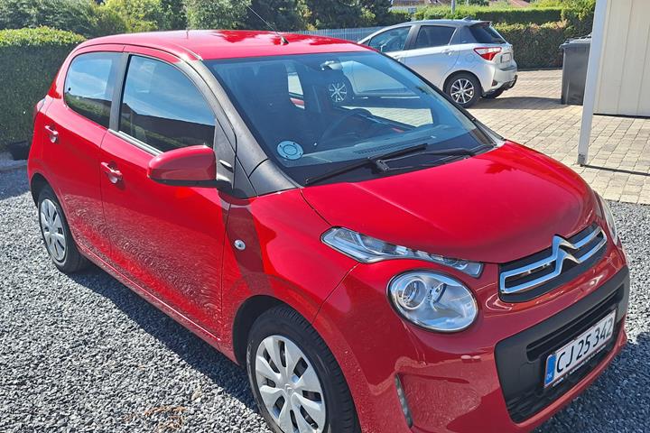 Rød Citroën C1 fra 2019