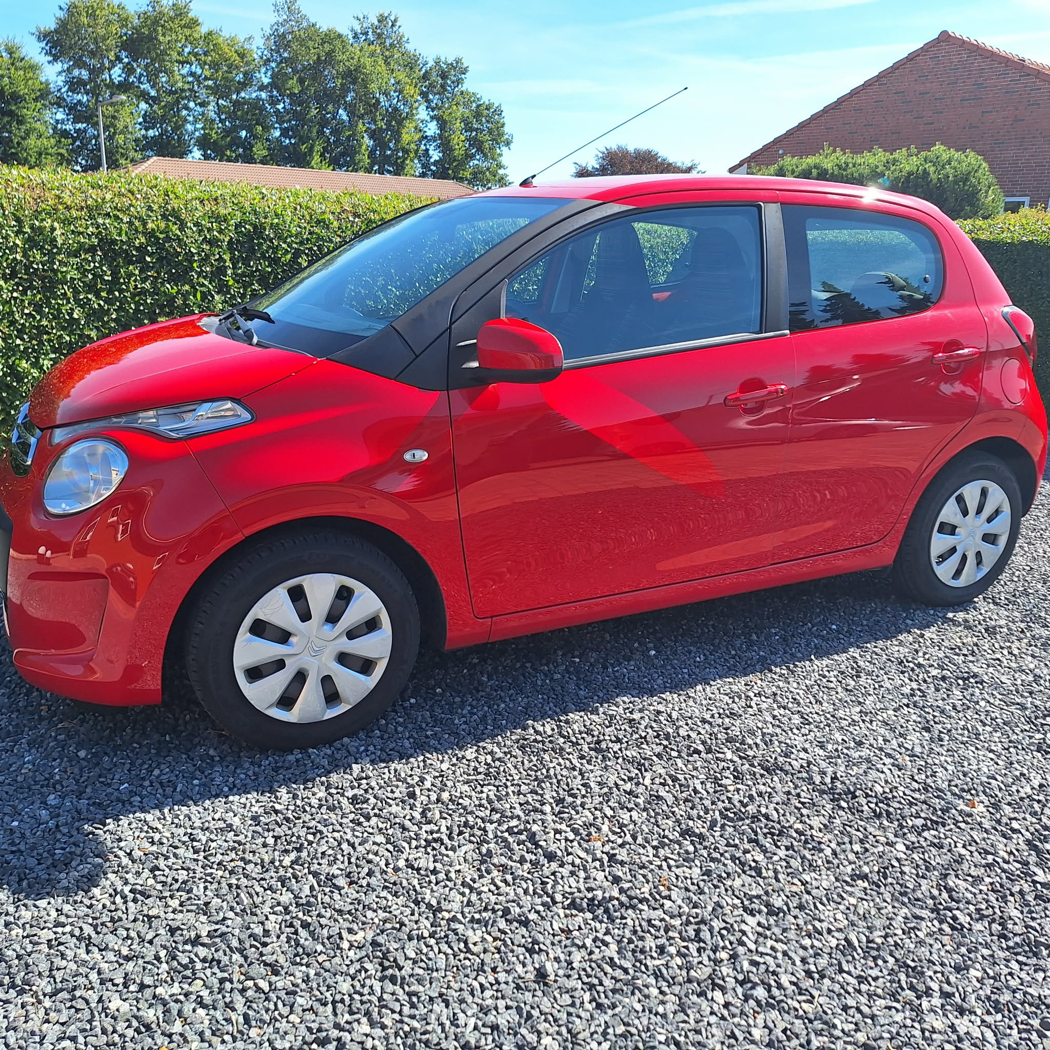 Rød Citroën C1 fra 2019