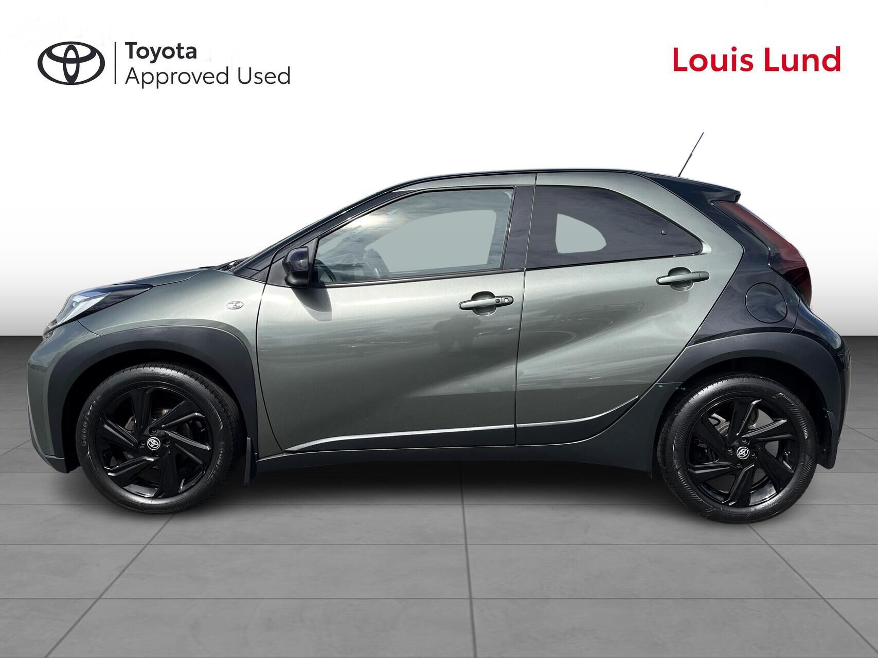 Grøn Toyota Aygo X fra 2022