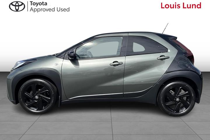 Grøn Toyota Aygo X fra 2022