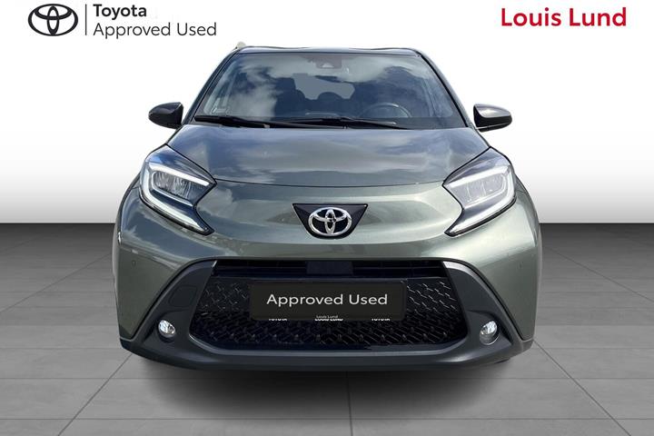 Grøn Toyota Aygo X fra 2022