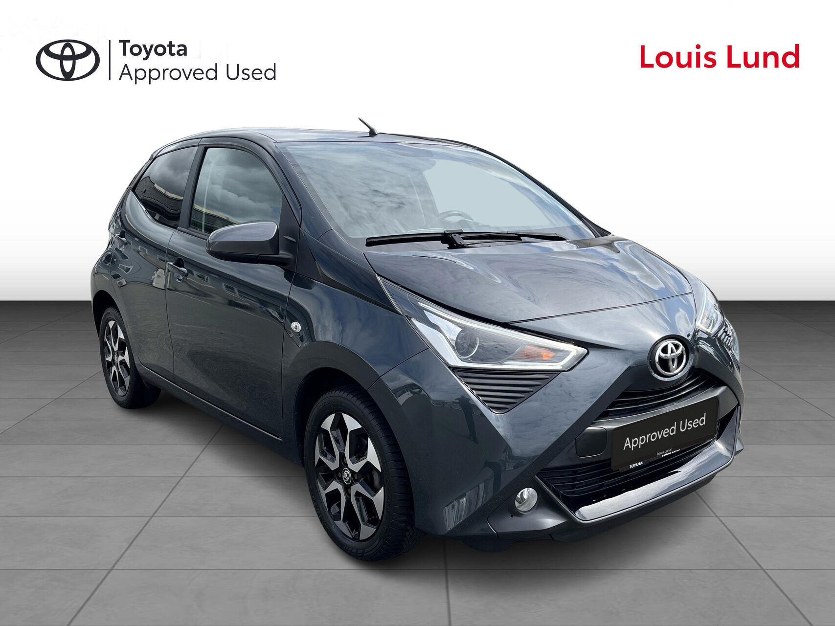 Sort Toyota Aygo fra 2021