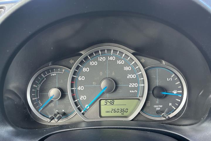 Sort Toyota Yaris fra 2014