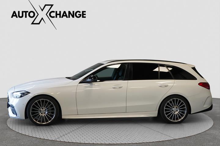 Hvid Mercedes C200 fra 2022