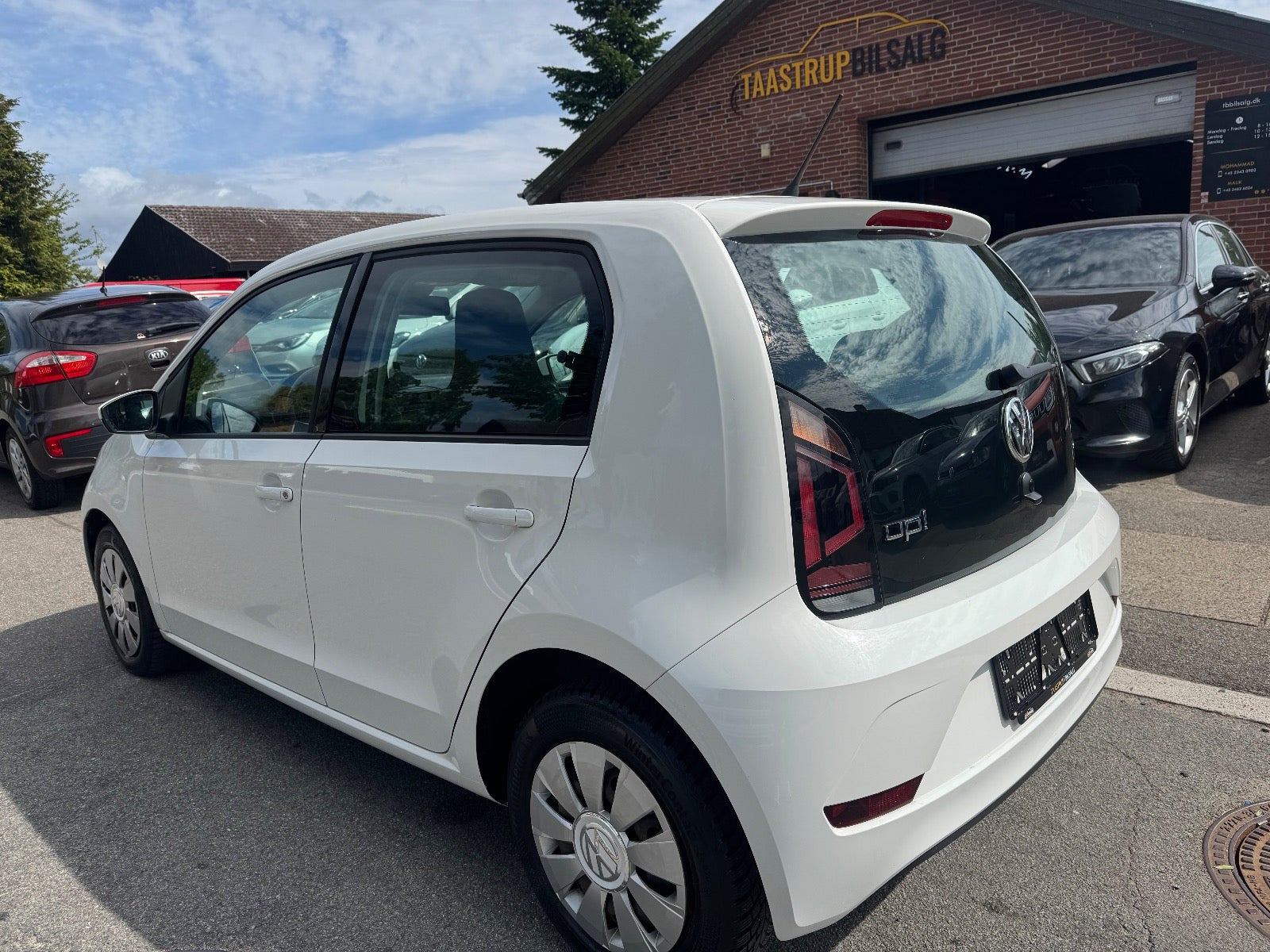 Hvid VW UP! fra 2017