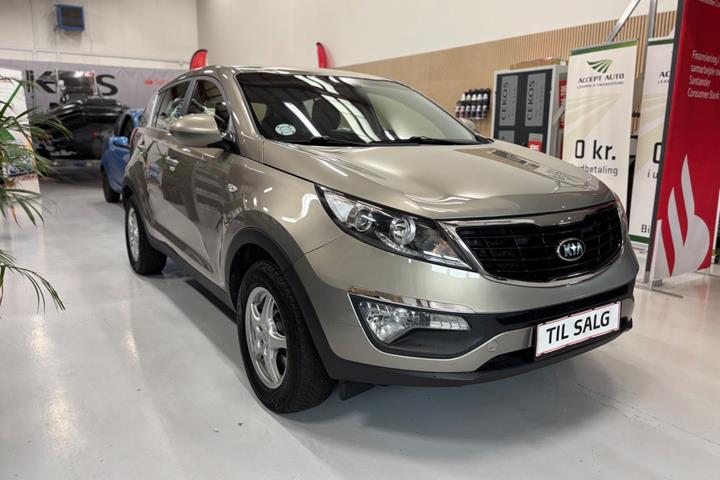 Orange Kia Sportage fra 2014