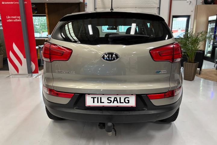 Orange Kia Sportage fra 2014