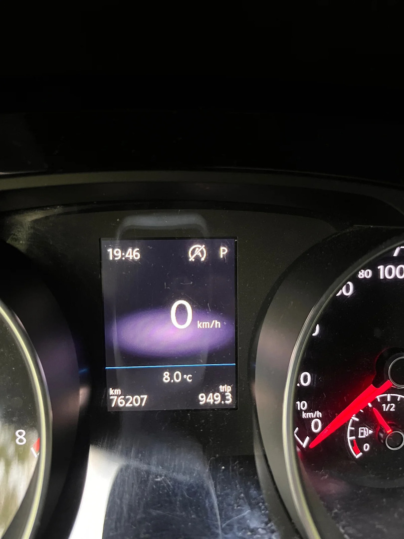 Hvid VW Touran fra 2020