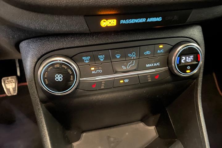 Blå Ford Fiesta fra 2019
