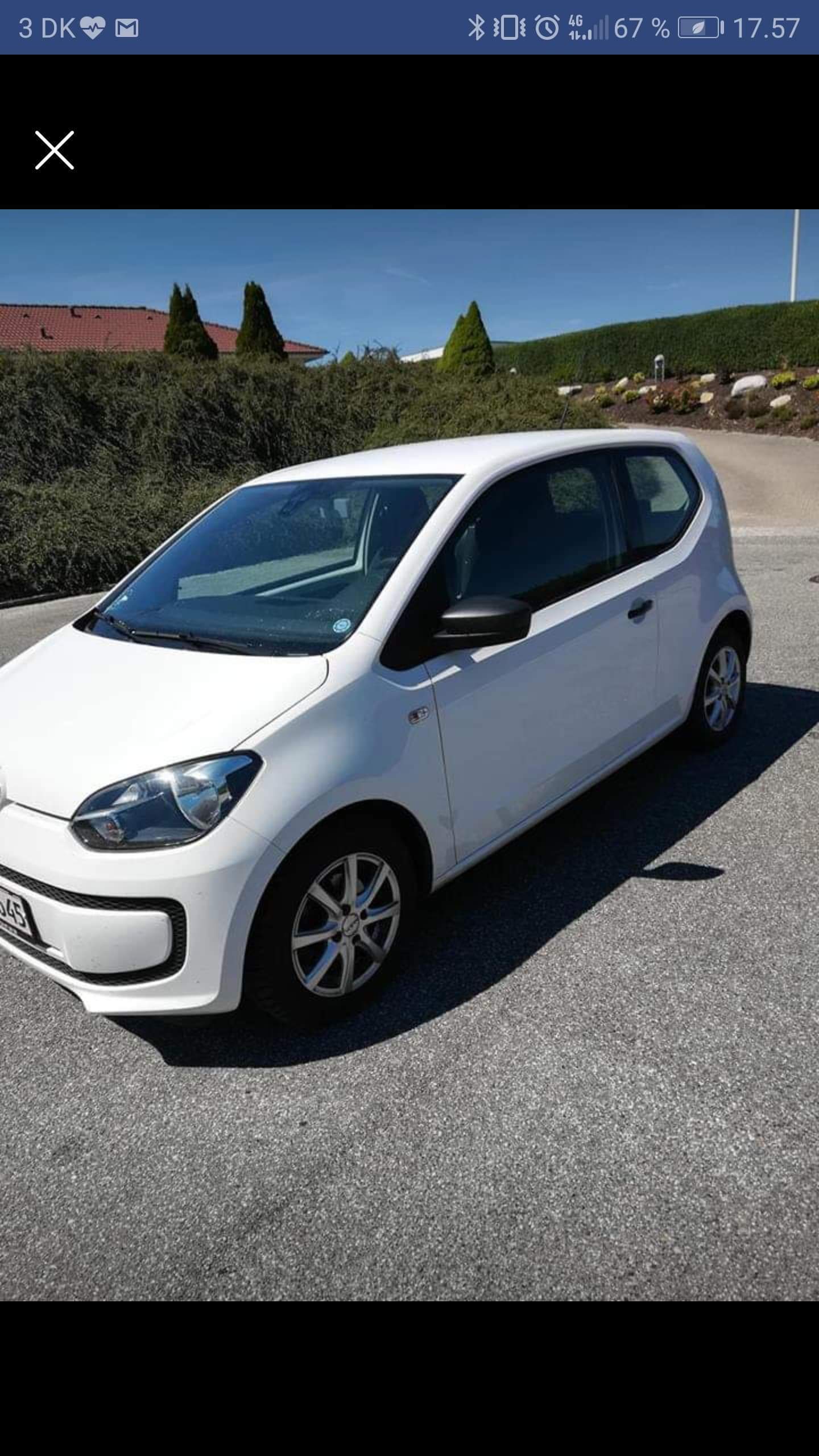 Hvid VW UP! fra 2012