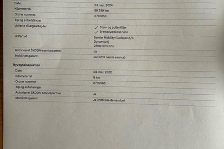undefined Skoda Scala fra 2022