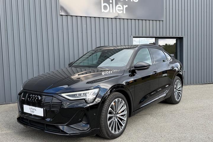 Sort Audi e-tron fra 2023