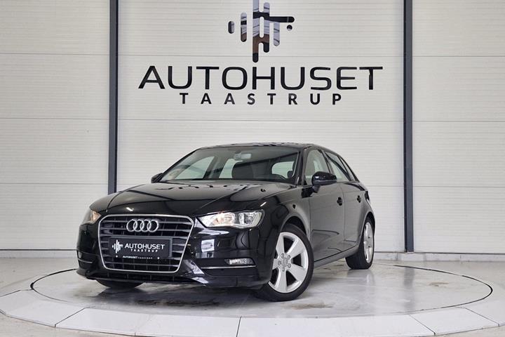 Sort Audi A3 fra 2016