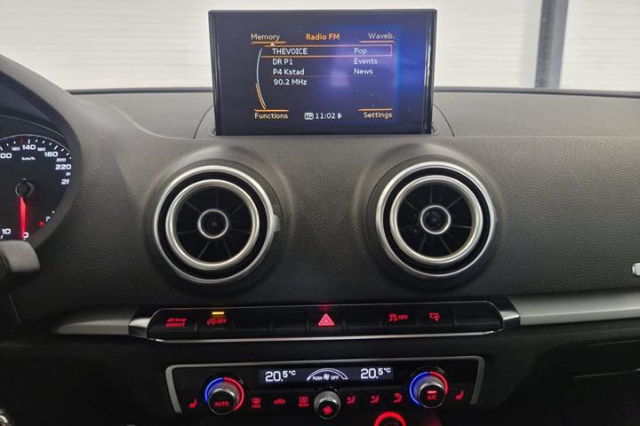 Sort Audi A3 fra 2016