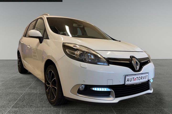 Hvid Renault Grand Scenic III fra 2014
