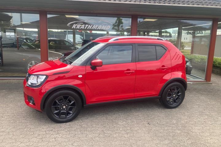 Rød Suzuki Ignis fra 2017