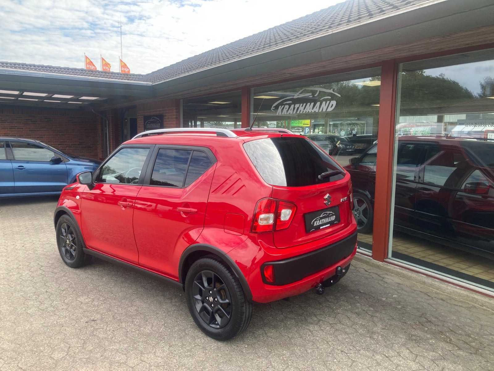 Rød Suzuki Ignis fra 2017
