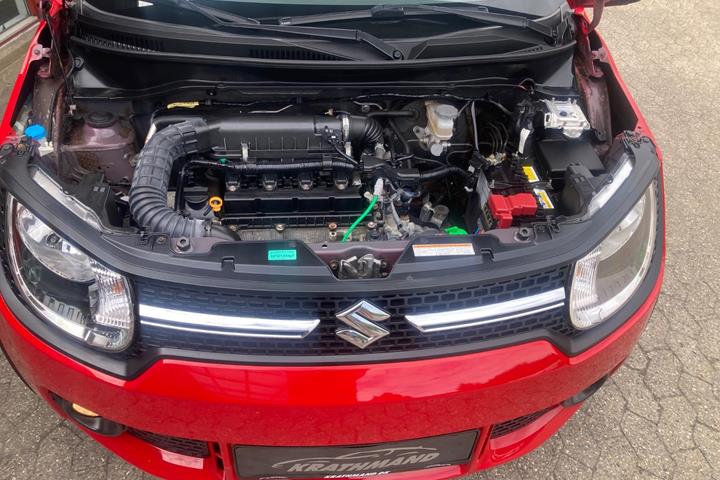Rød Suzuki Ignis fra 2017