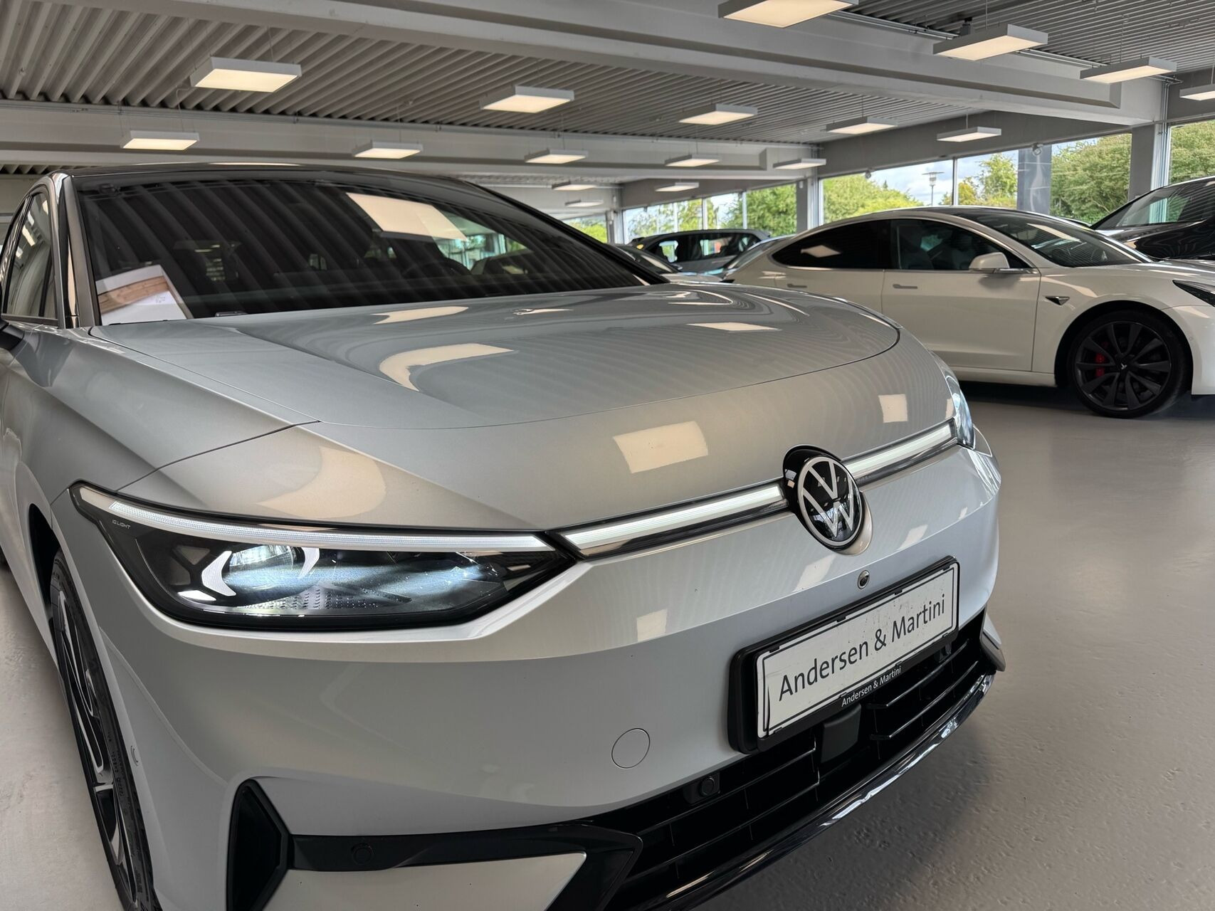 Sølv VW ID.7 fra 2025