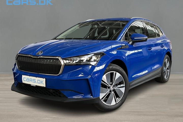 Blå Skoda Enyaq fra 2023
