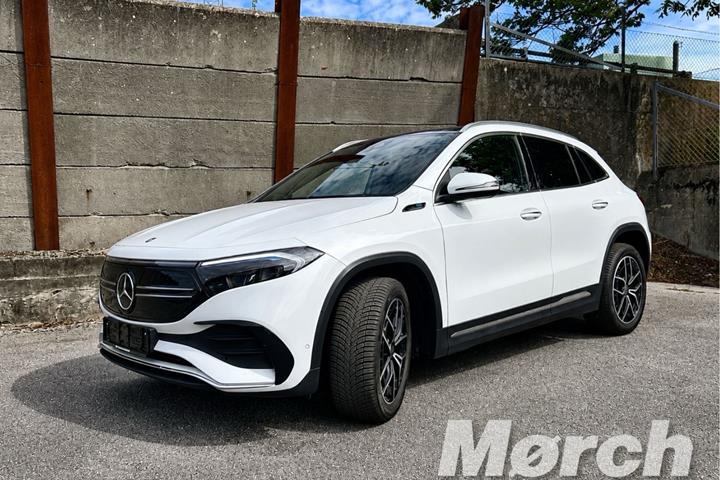 Hvid Mercedes EQA 250 fra 2022