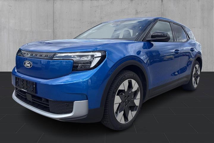 Blå Ford Explorer fra 2025