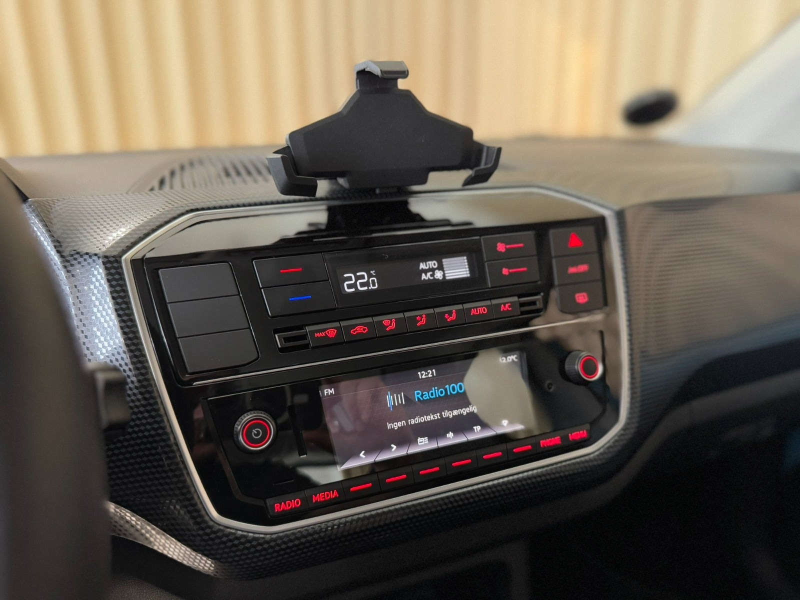 Blå VW E-UP! fra 2021