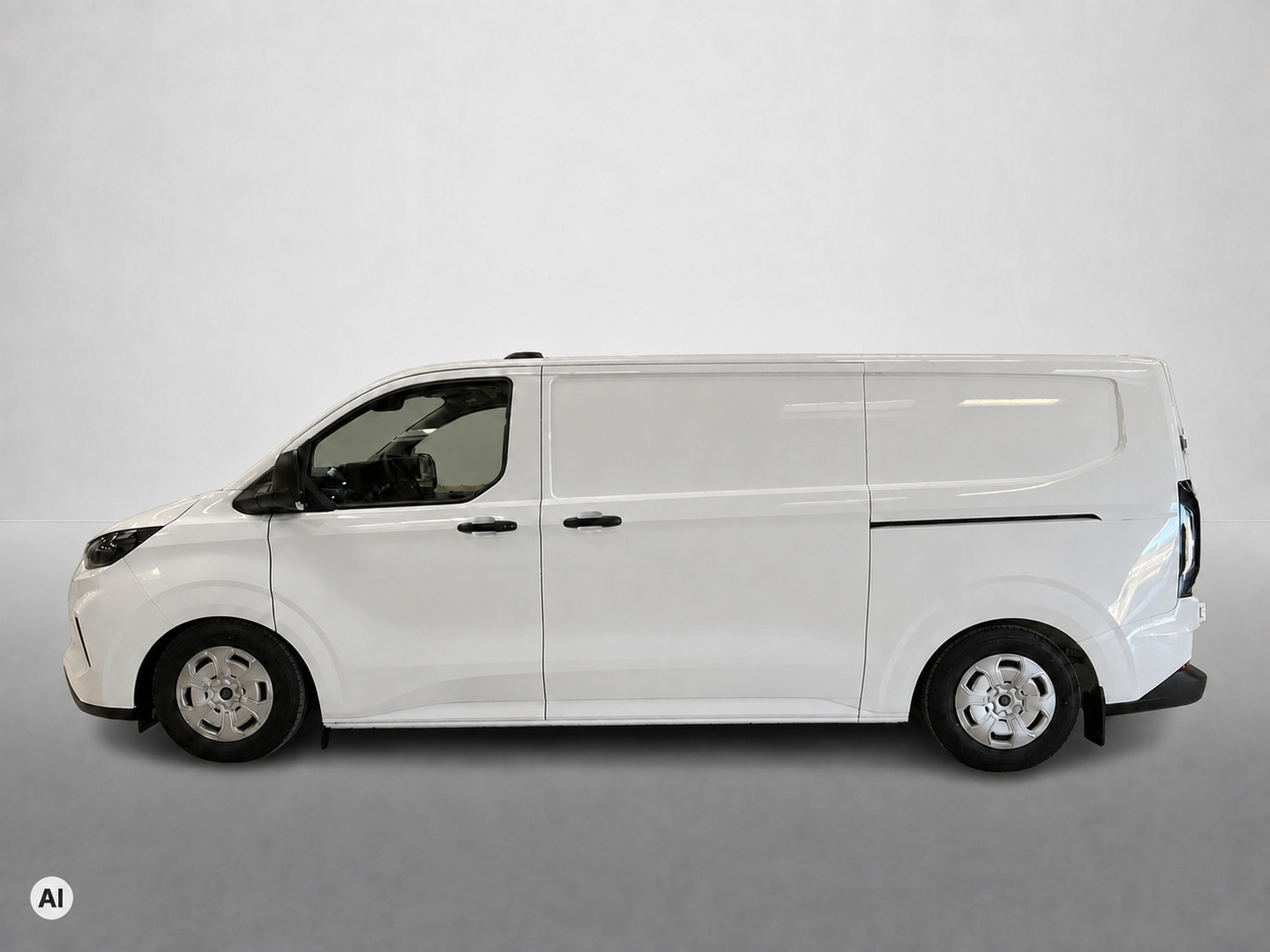 Hvid Ford Transit Custom 320 L2 fra 2026