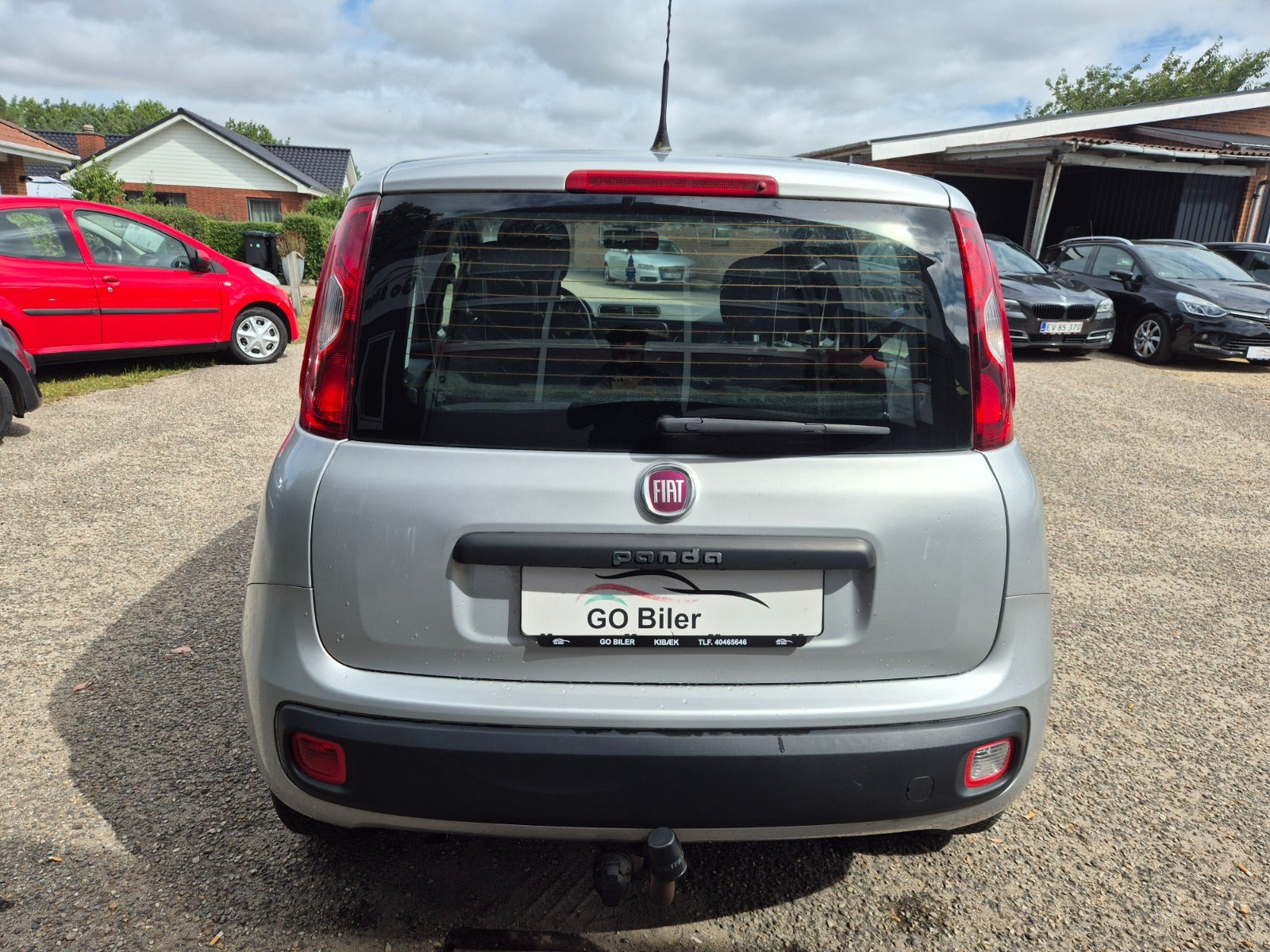 Grøn Fiat Panda fra 2012