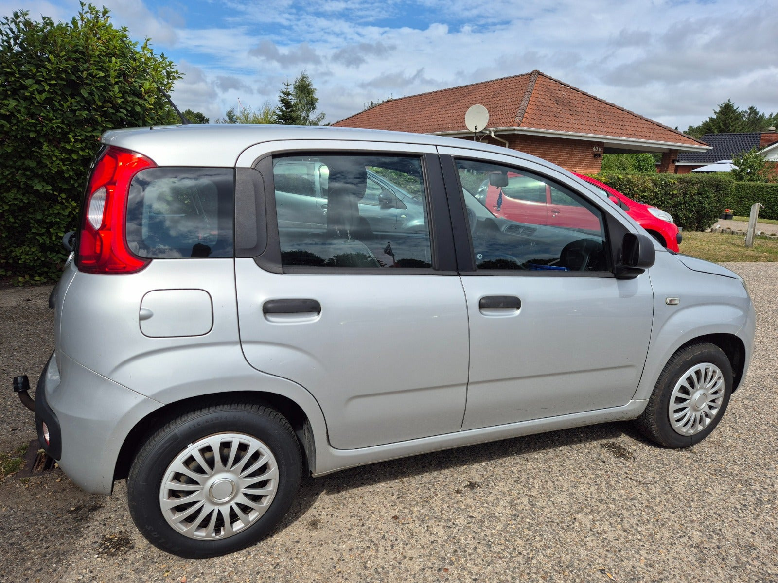 Grøn Fiat Panda fra 2012
