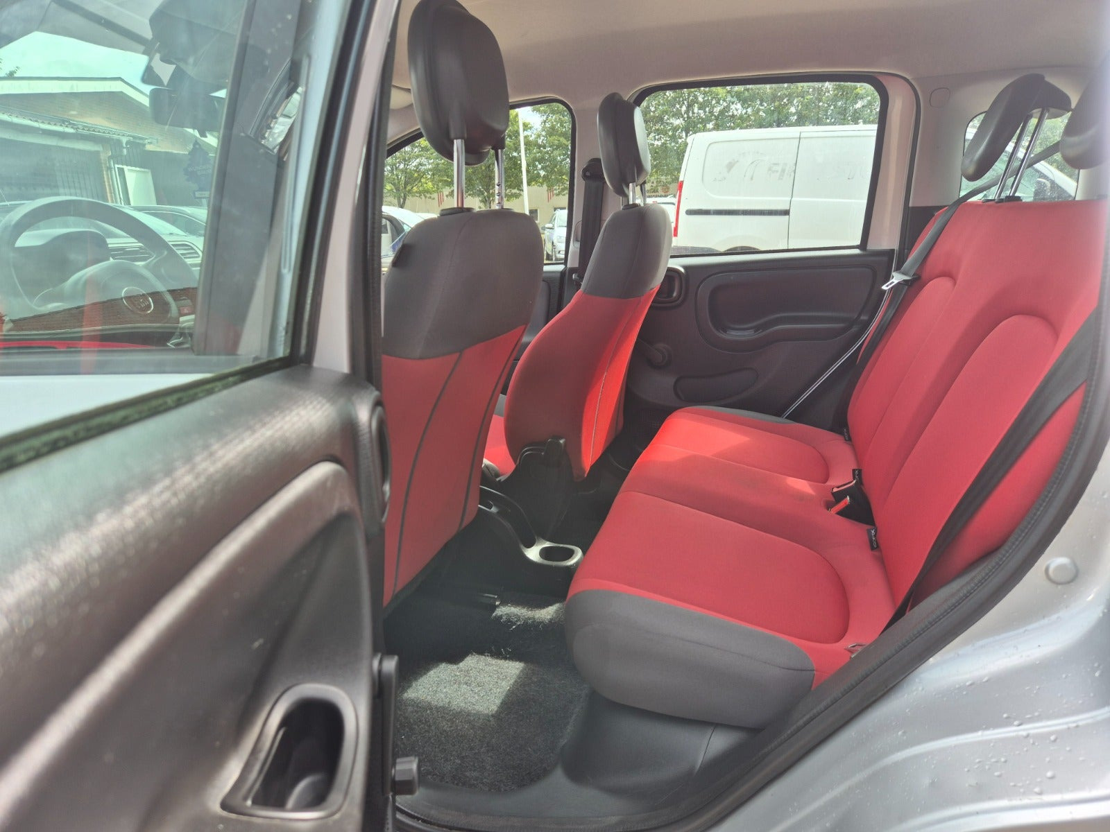 Grøn Fiat Panda fra 2012