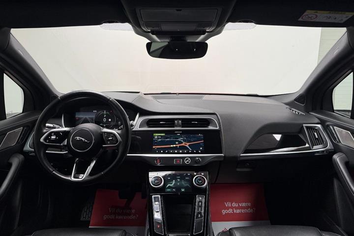 Rød Jaguar I-Pace fra 2019