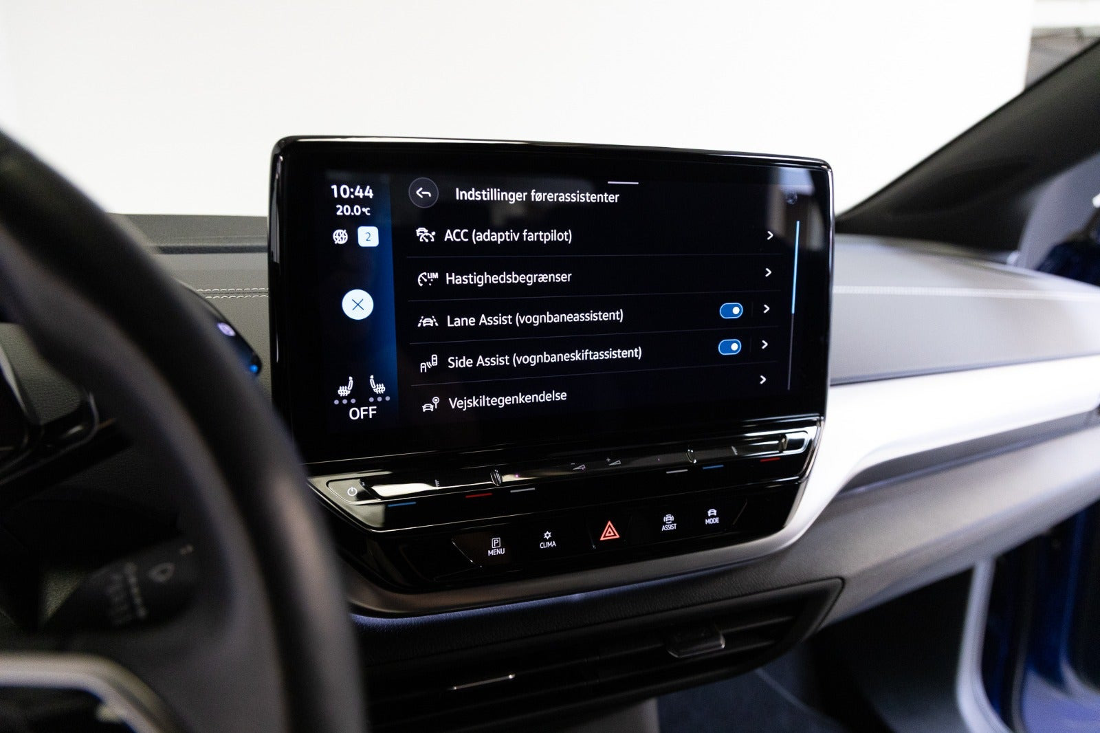 Blå VW ID.5 fra 2023
