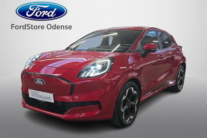 Rød Ford Puma fra 2025 set udefra