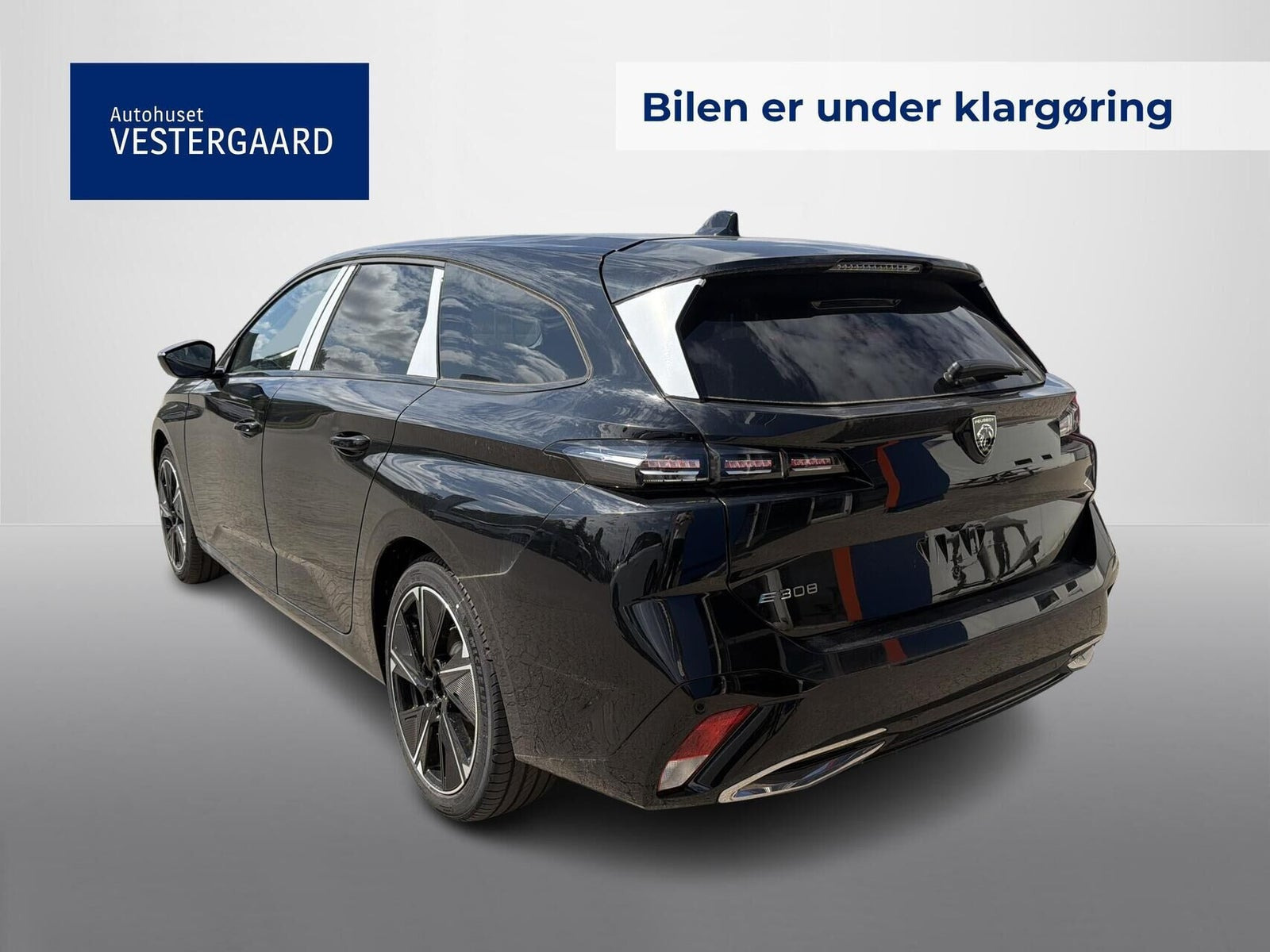 Sort Peugeot E-308 fra 2024