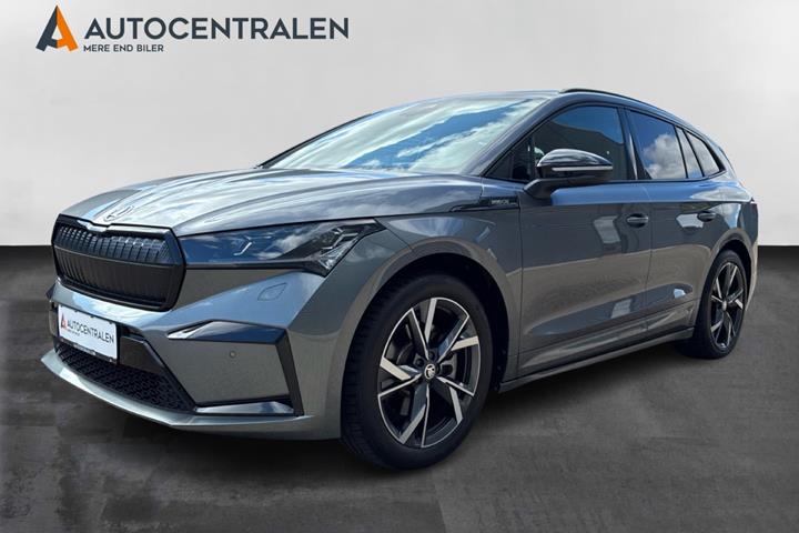Grå Skoda Enyaq fra 2025