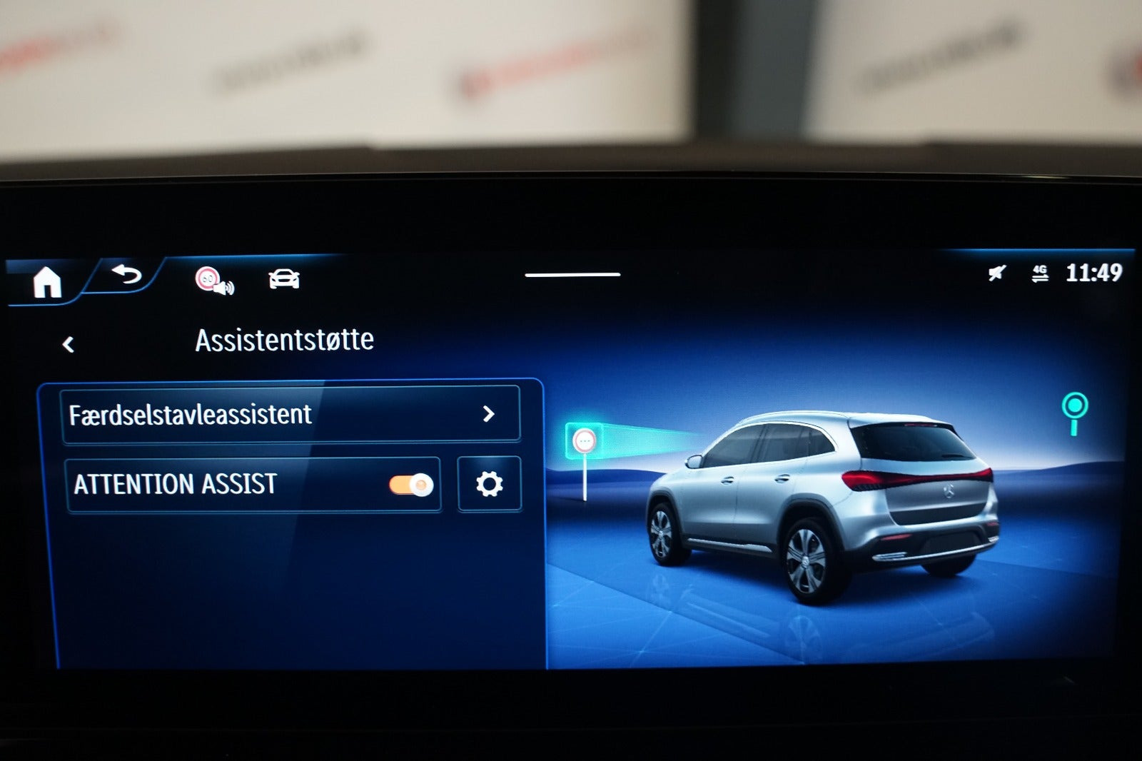 Sort Mercedes EQA250 fra 2025