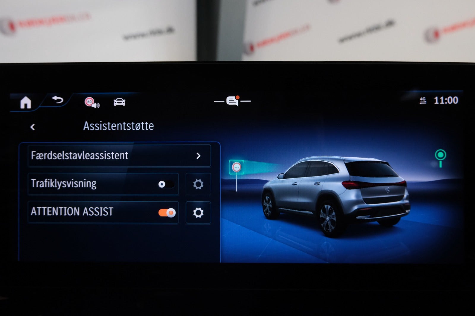 Grå Mercedes EQA250+ fra 2025