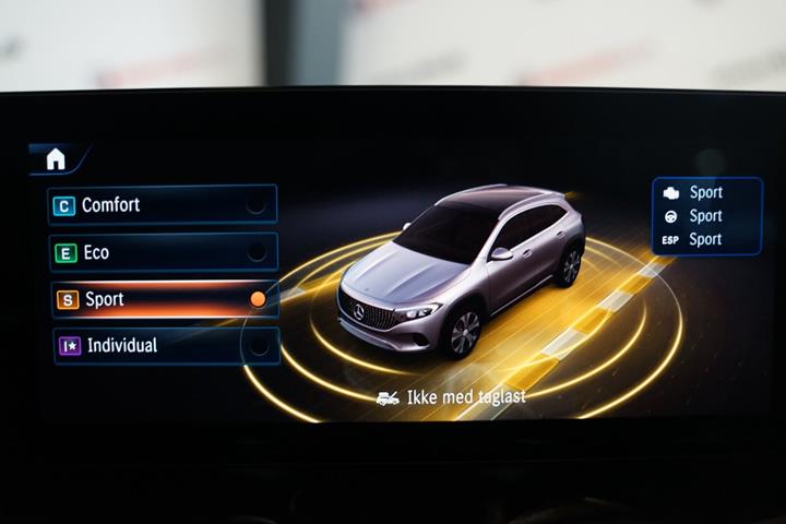Grå Mercedes EQA250+ fra 2025