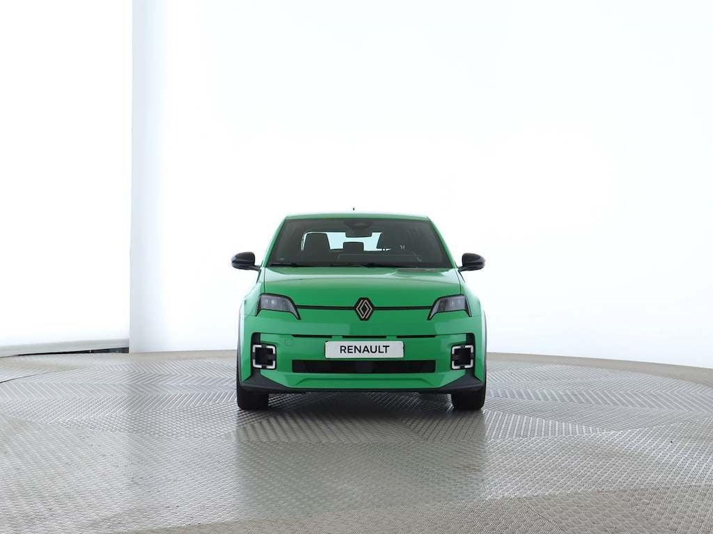 Grøn Renault 5 E-Tech fra 2025
