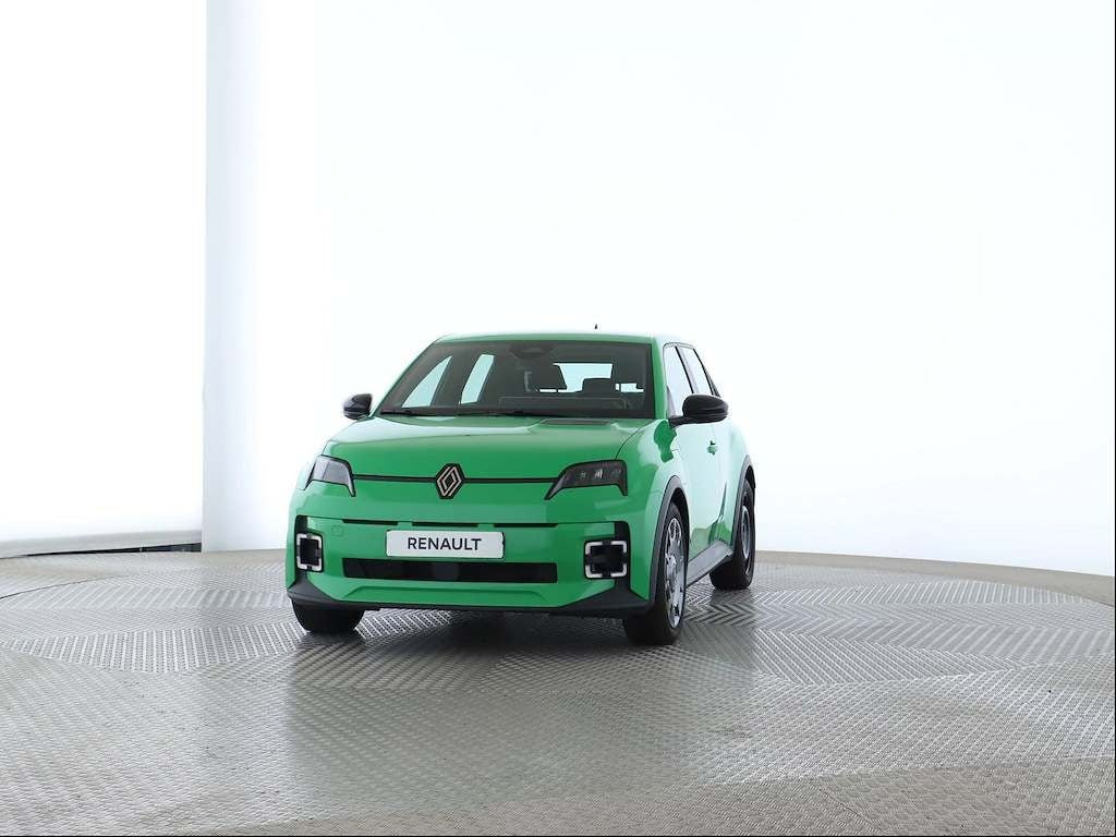 Grøn Renault 5 E-Tech fra 2025