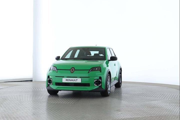 Grøn Renault 5 E-Tech fra 2025